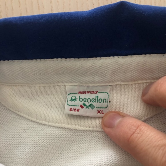 Vintage 1980s Benetton rugby shirt - Picture 5 of 5
